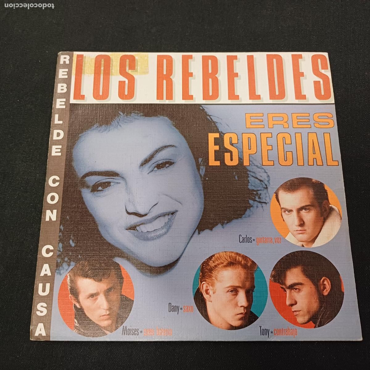 Discos de vinilo: LOS REBELDES/ERES ESPECIAL/SINGLE PROMOCIONAL.