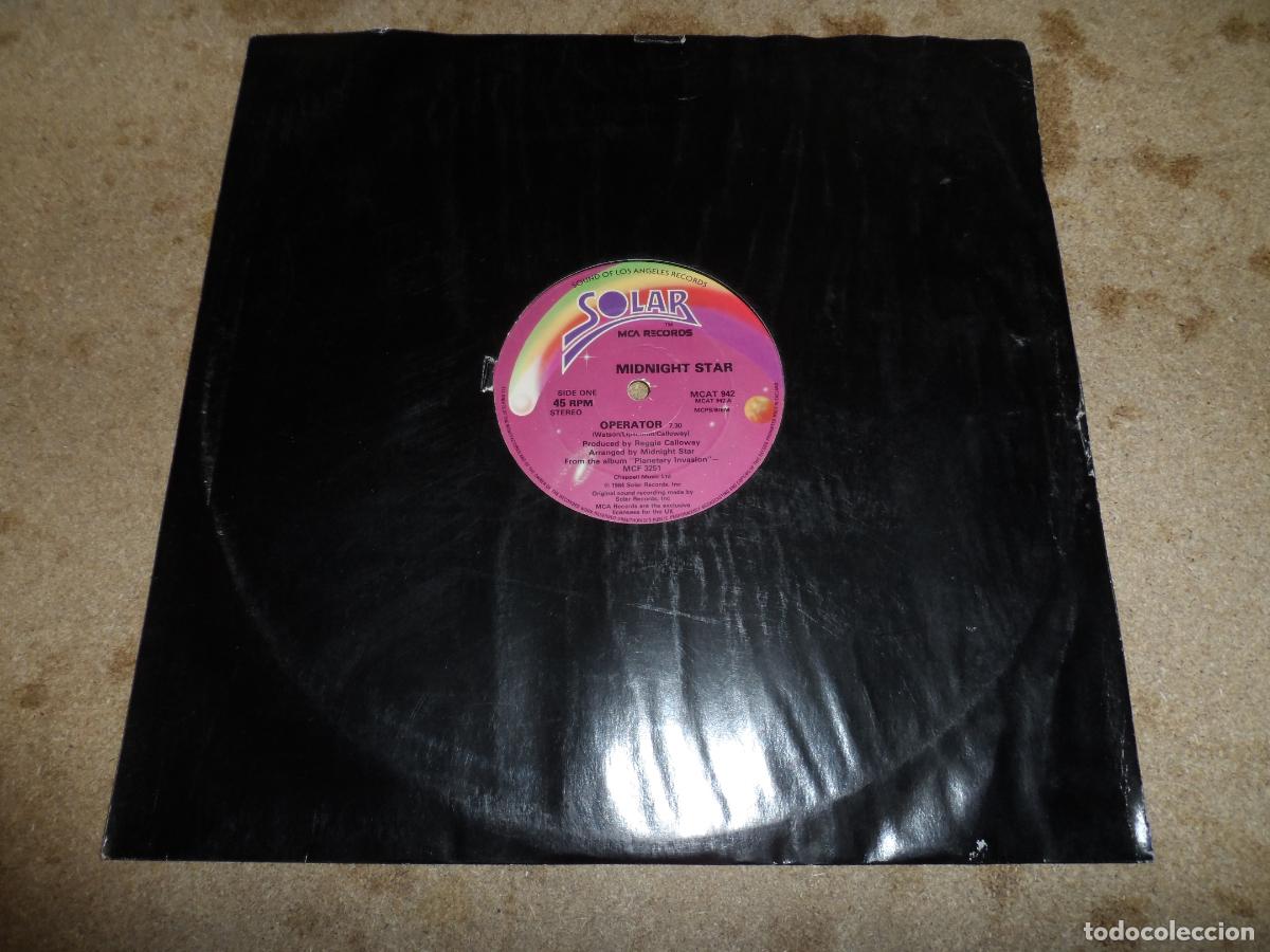 Discos de vinilo: Midnight Star &lrm;&ndash; Operator (UK 1984) - Foto 1