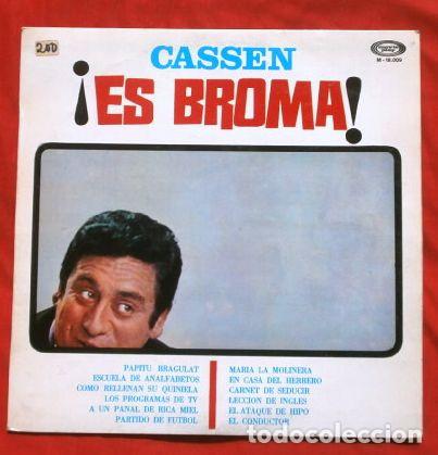 Discos de vinilo: CASSEN (LP 1967) CASEN - 12 MONOLOGOS y CHISTES