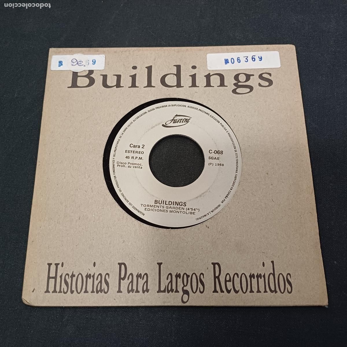 Discos de vinilo: BUILDINGS/HISTORIAS PARA LARGOS RECORRIDOS/SINGLE PROMOCIONAL.