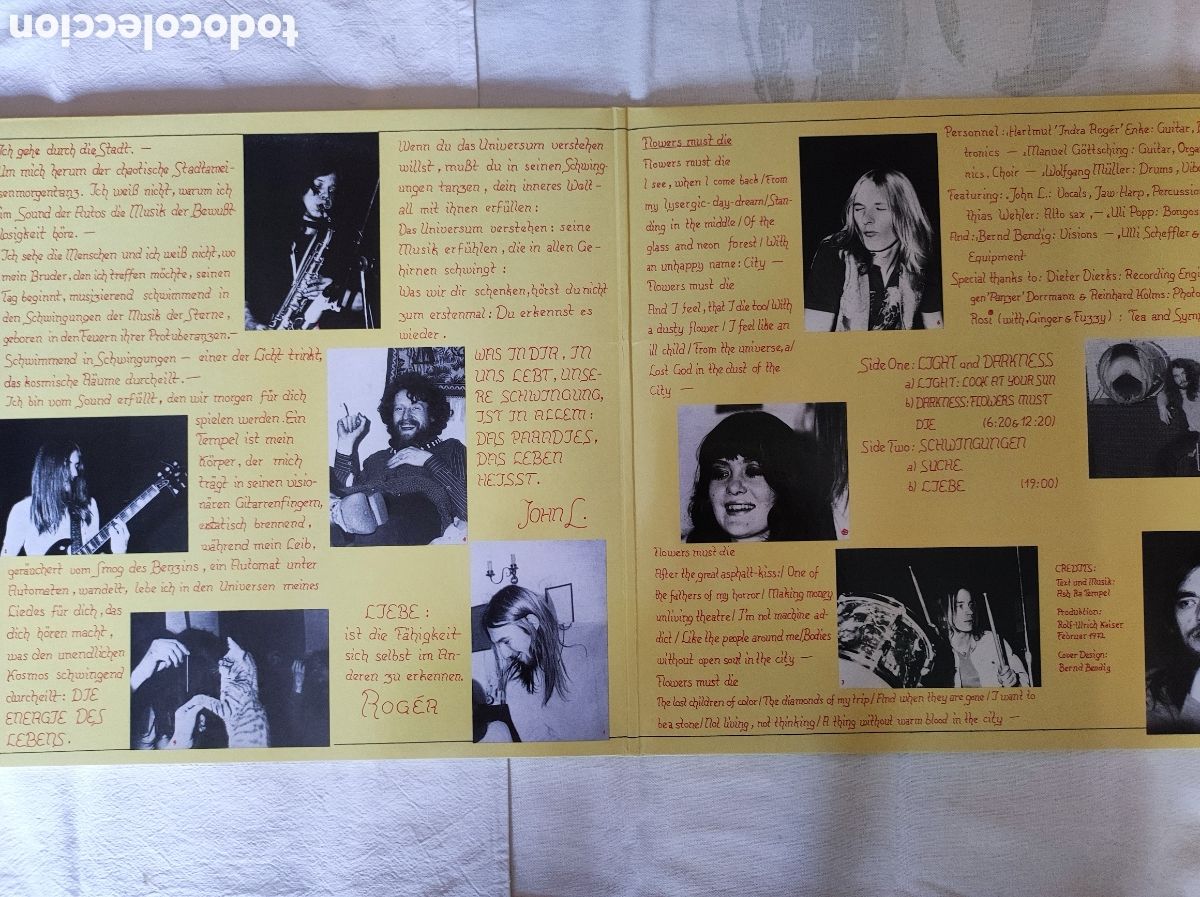 Discos de vinilo: ASH RA TEMPEL - SCHWINGUNGEN - Foto 3