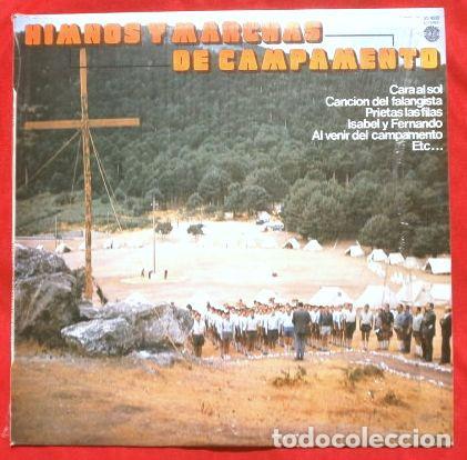 Discos de vinilo: HIMNOS y MARCHAS de CAMPAMENTO (LP 1981) 12 temas de campamentos