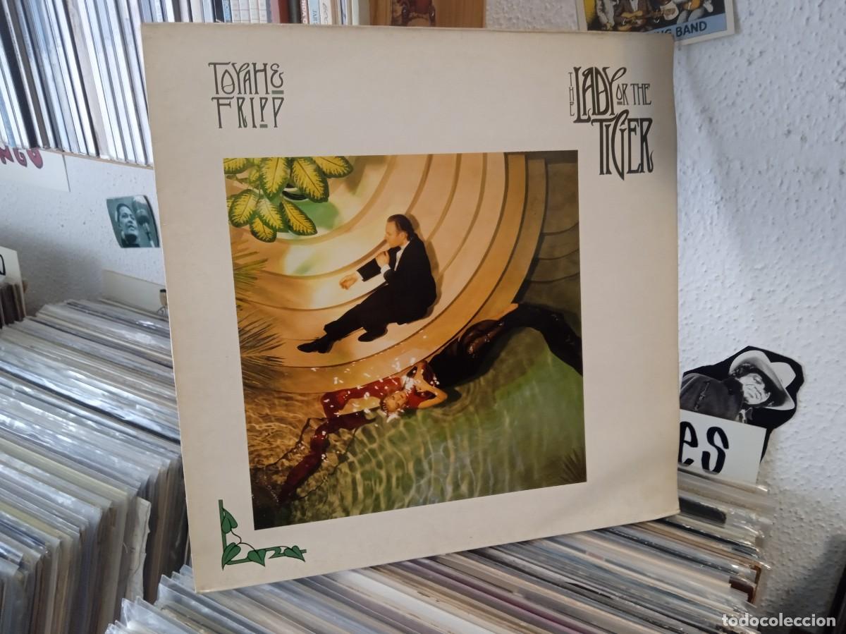 Discos de vinilo: Toyah And Fripp-The Lady Or The Tiger. Lp edici&oacute;n uk 1986.sello editions eg
