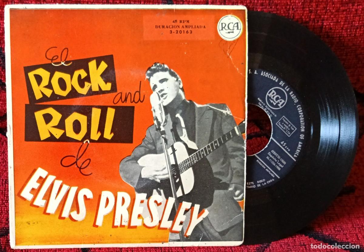 Discos de vinilo: ELVIS PRESLEY ** El Rock And Roll De Elvis Presley ** VINILO EP 1958