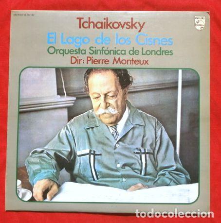 Discos de vinilo: TCHAIKOVSKY (LP 1971) El Lago de los Cisnes - Orquesta Sinf&oacute;nica de Londres - Dir. Pierre Monteux