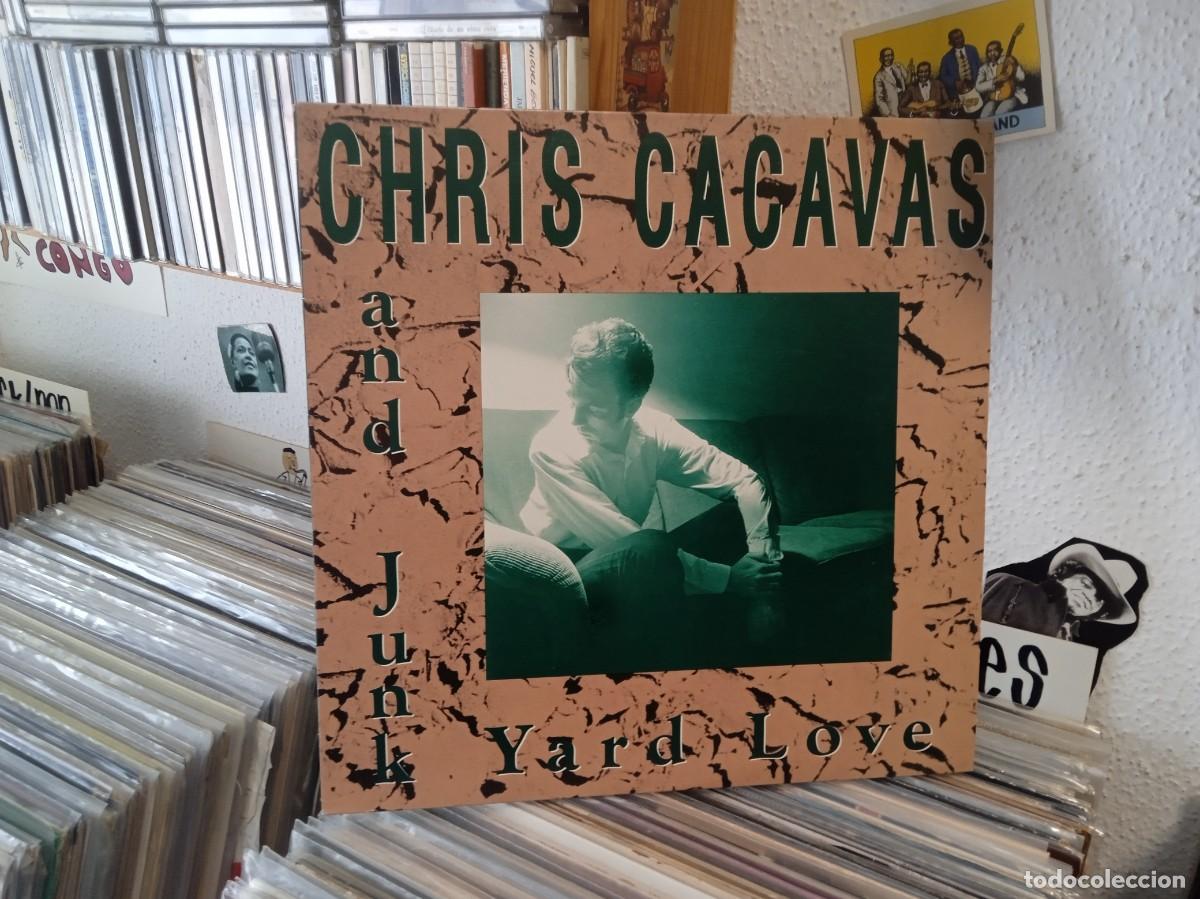 Discos de vinilo: Chris Cacavas And Junk Yard Love. Lp edici&oacute;n europa 1989. Sello rough trade