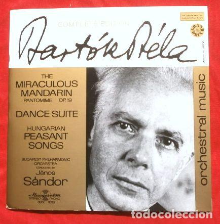 Discos de vinilo: BELA BARTOK (LP 1975) Tres Obras - Orquesta Sinf&oacute;nica de Busapest - Dir. Janos Sandor