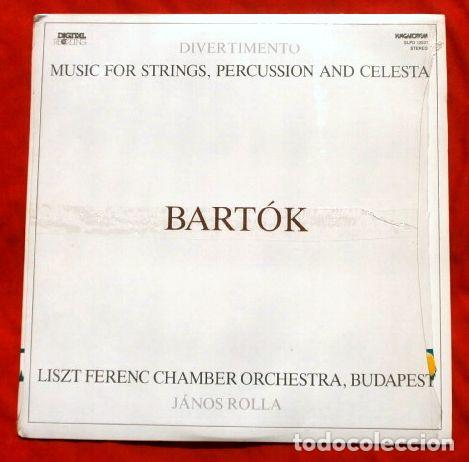 Discos de vinilo: BELA BARTOK (LP 1975) MUSICA PARA CUERDA, PERCUSION, CELESTA -Sinf&oacute;nica de Busapest - D. Janos Rolla