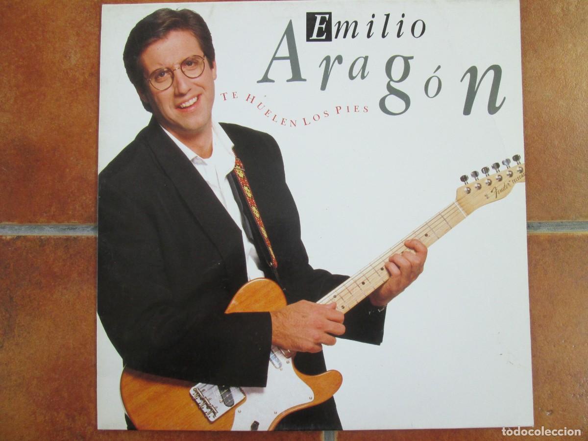 Discos de vinilo: EMILIO ARAG&Oacute;N - Te huelen los Pies. LP, ed espa&ntilde;ola 12&rdquo; 1990. Insert. Magn&iacute;fico estado (VG+/NM)