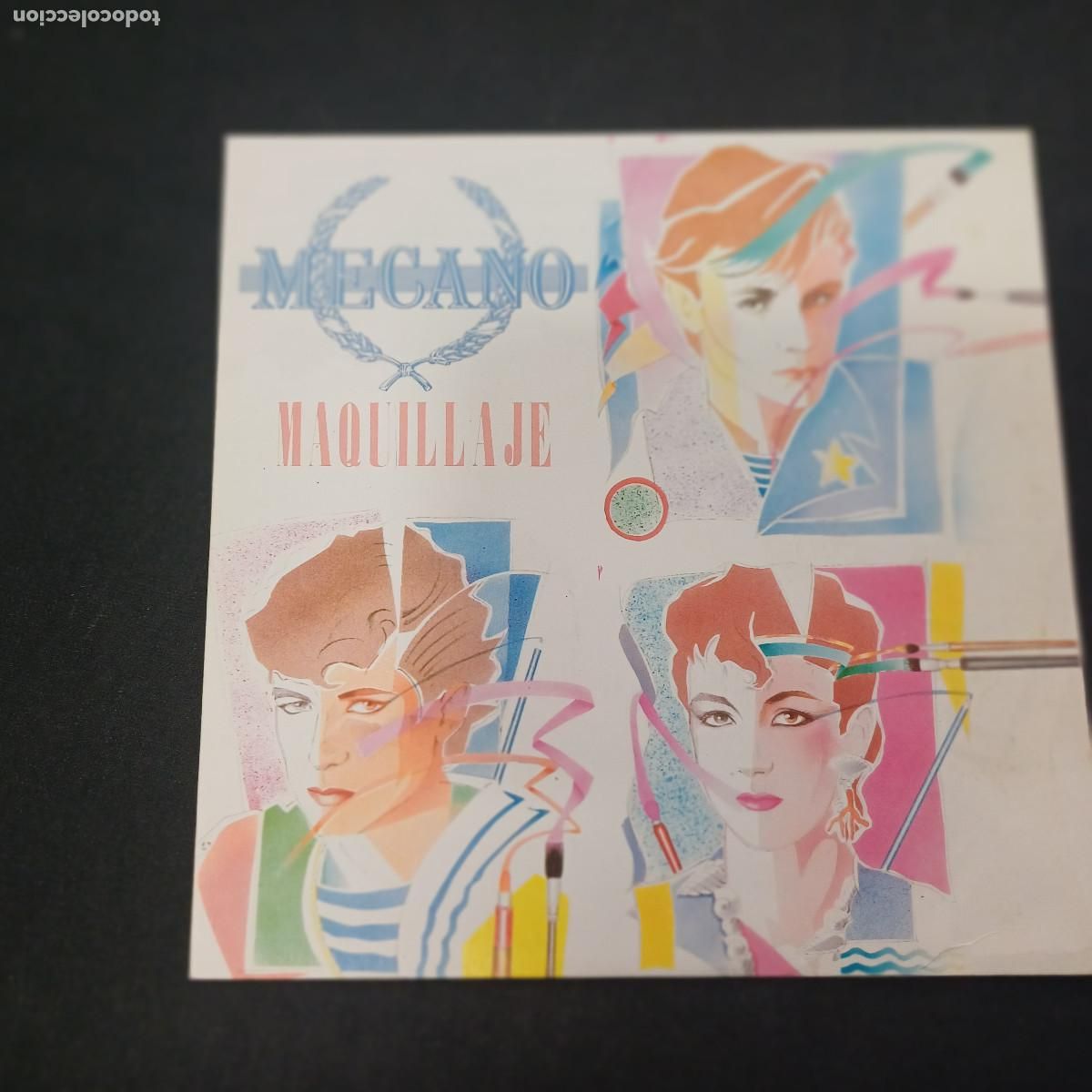 Discos de vinilo: MECANO/MAQUILLAJE/SINGLE.