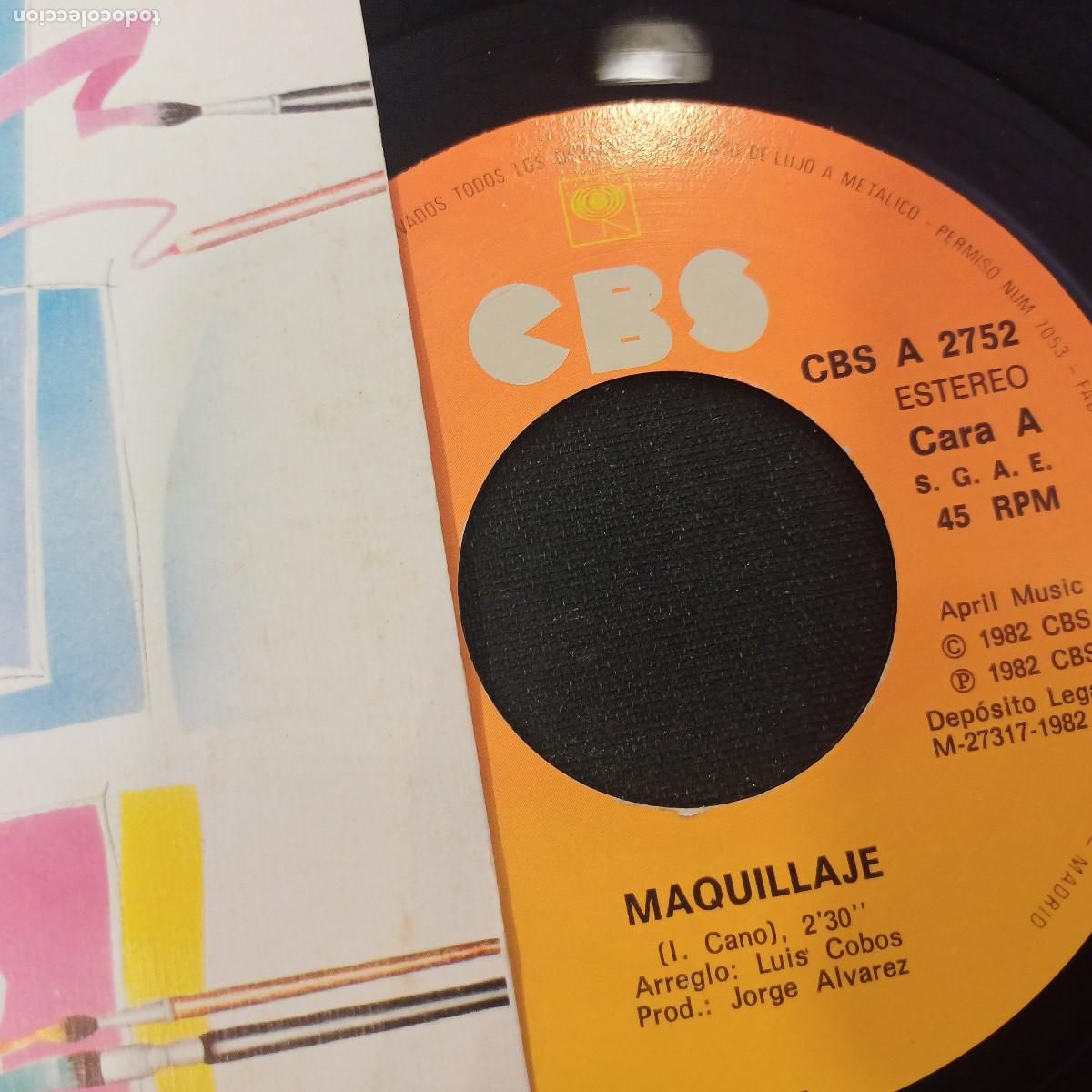 Discos de vinilo: MECANO/MAQUILLAJE/SINGLE. - Foto 2