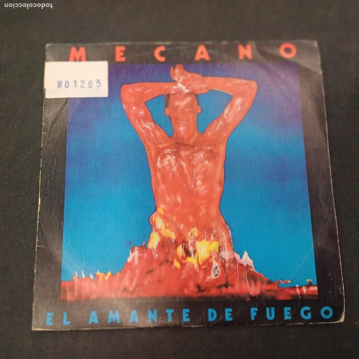 Discos de vinilo: MECANO/EL AMANTE DE FUEGO/SINGLE PROMOCIONAL.