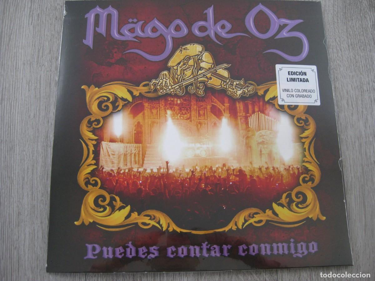 Discos de vinilo: Mago de Oz: Puedes contar conmigo / &Ntilde;u, Saratoga, Avalanch, Baron Rojo, Tierra Santa...