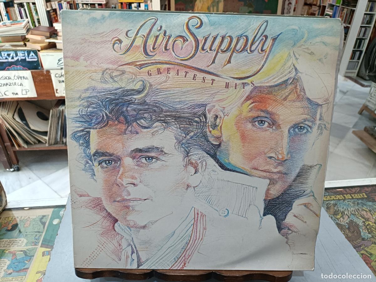 Discos de vinilo: Air Supply - Greatest Hits - LP. sello Arista 1983