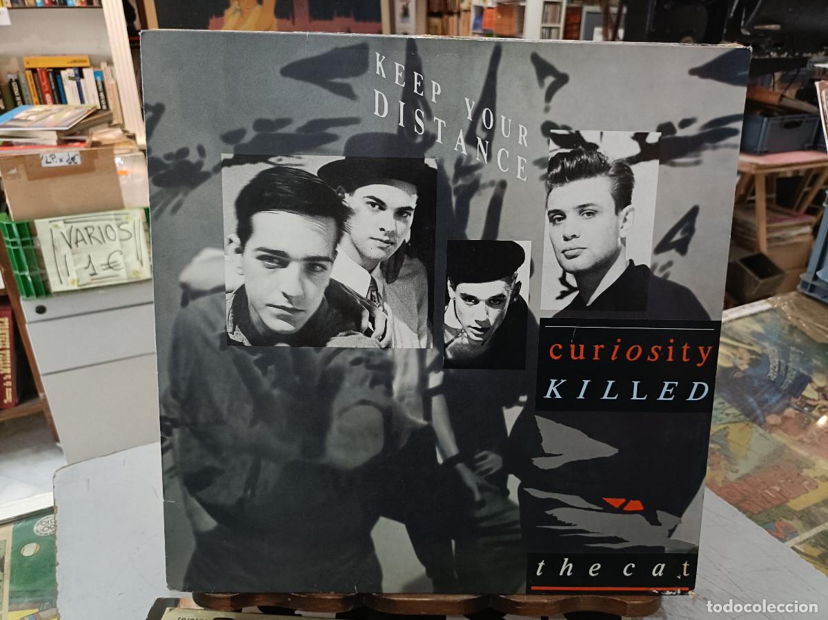 Discos de vinilo: Curiosity Killed The Cat - Keep Your Distance - LP. sello Mercury 1987