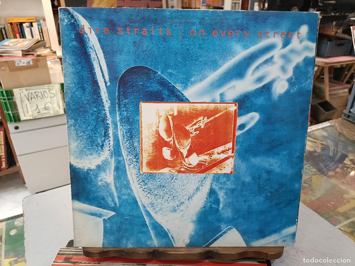 Discos de vinilo: Dire Straits - On Every Street - LP. sello Vertigo 1991