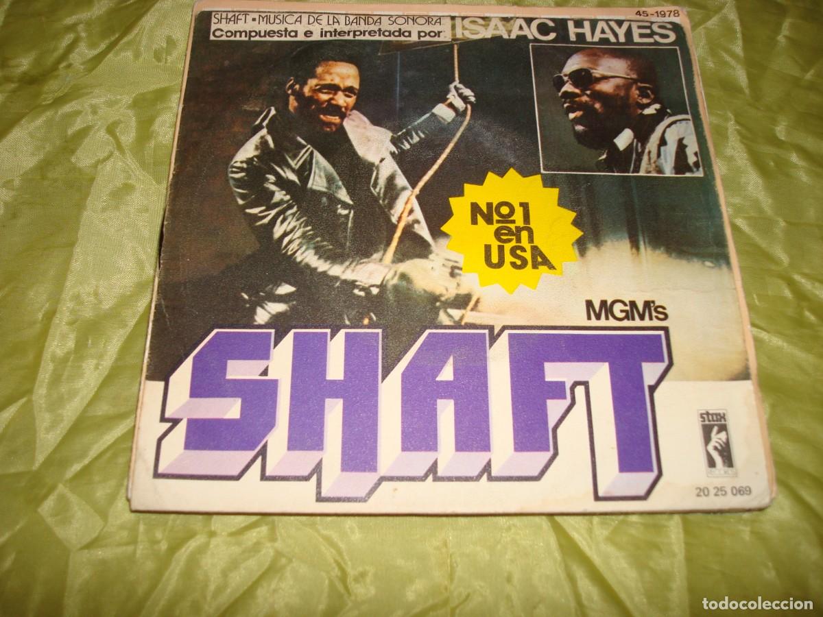 Discos de vinilo: ISAAC HAYES. TEMA DE SHAFT / CAFE REGIO&acute;S. STAX, 1971. SPAIN