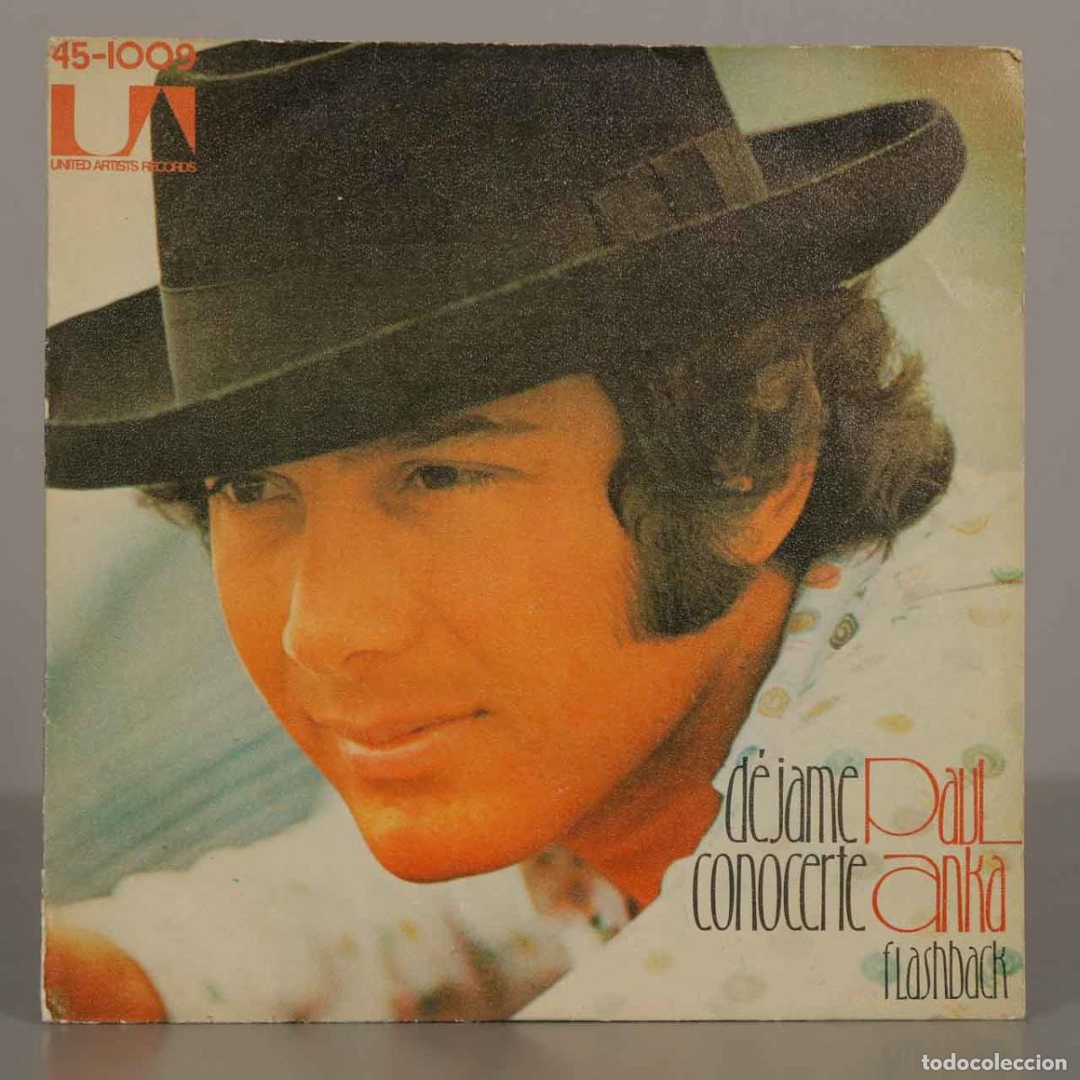 Discos de vinilo: SINGLE. D&eacute;jame Conocerte / Flashback - Paul Anka