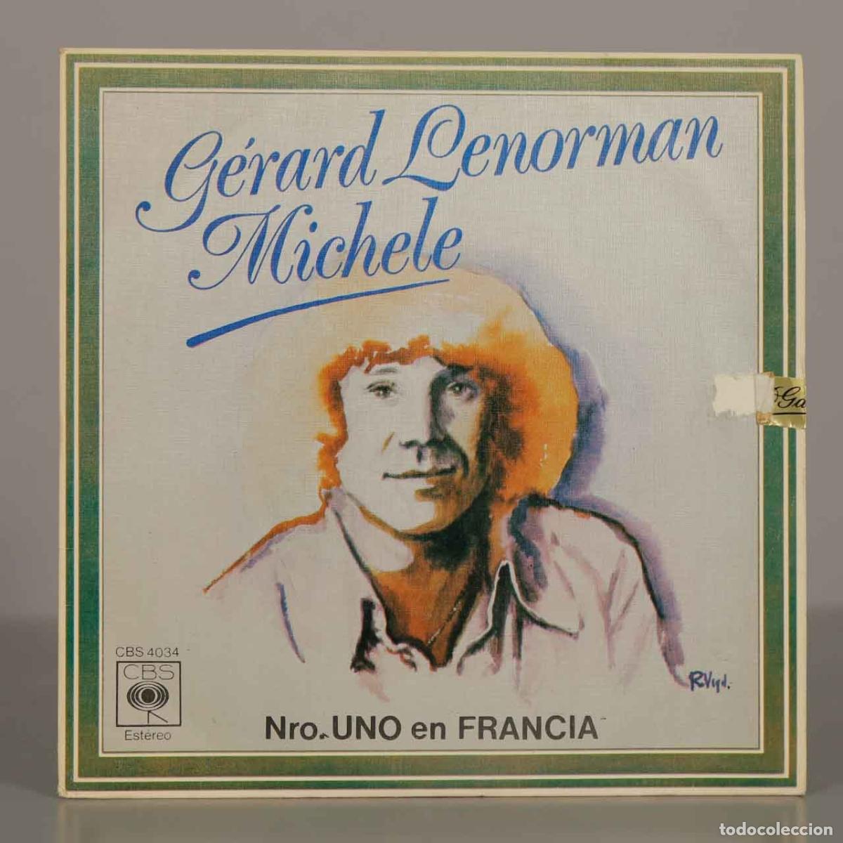 Discos de vinilo: SINGLE. Mich&egrave;le / Et je t&acute;aime - G&eacute;rard Lenorman