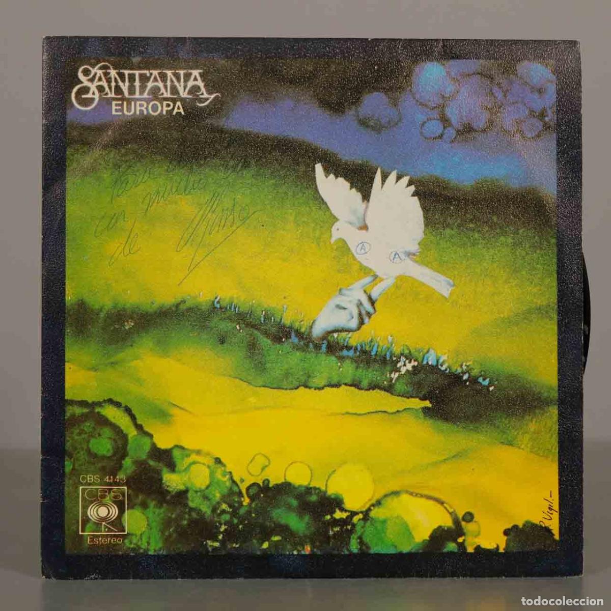 Discos de vinilo: SINGLE. Europa - Santana - CBS