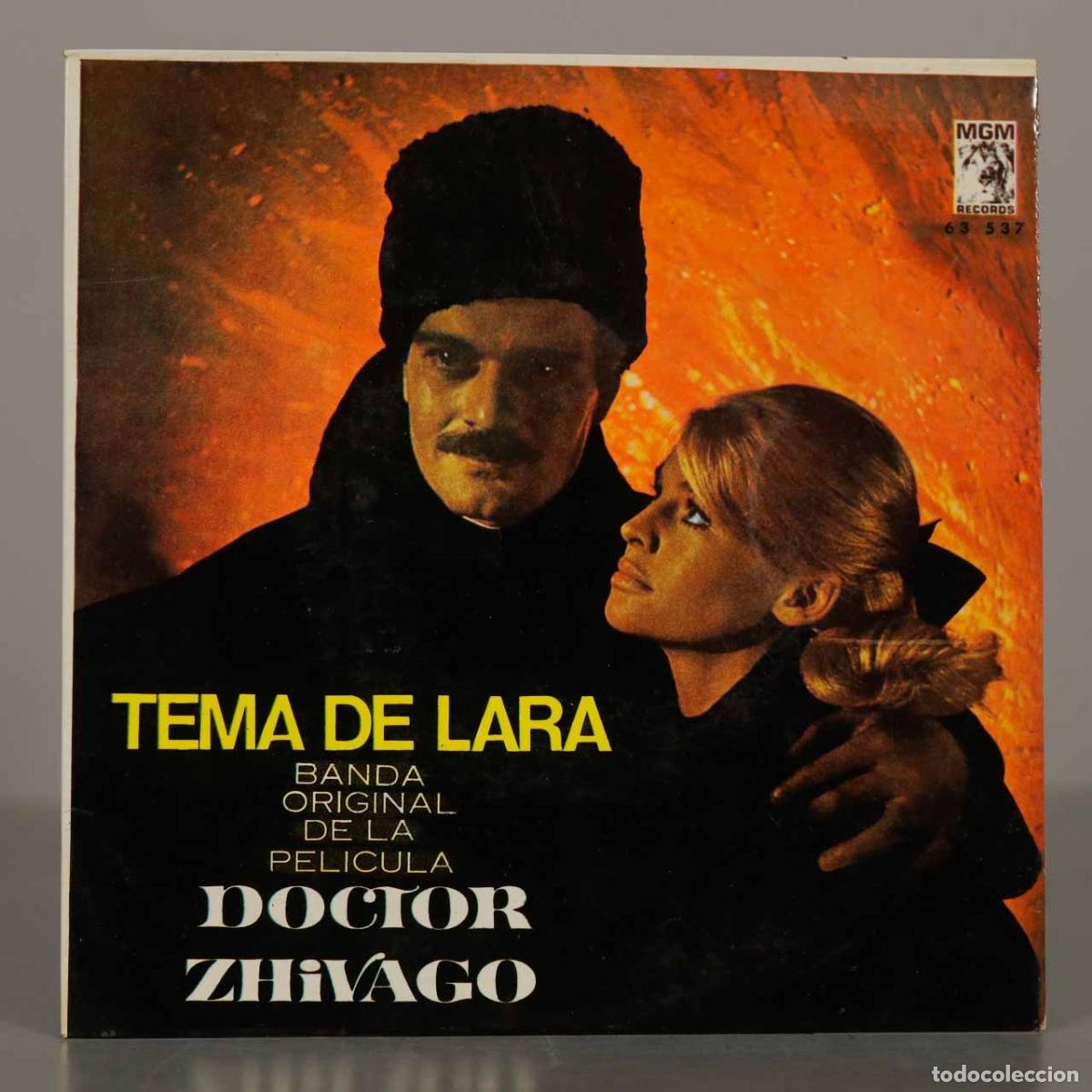 Discos de vinilo: SINGLE. Tema de Lara - Banda Original de la Pel&iacute;cula Doctor Zhivago - Maurice Jarre, Omar Sharif,