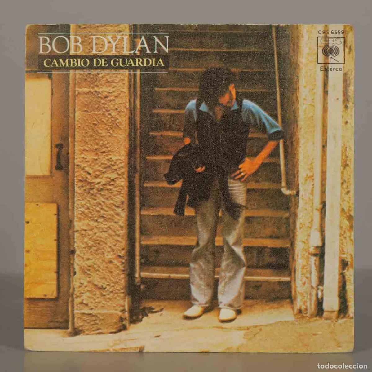 Discos de vinilo: SINGLE. Bob Dylan - Cambio de guardia