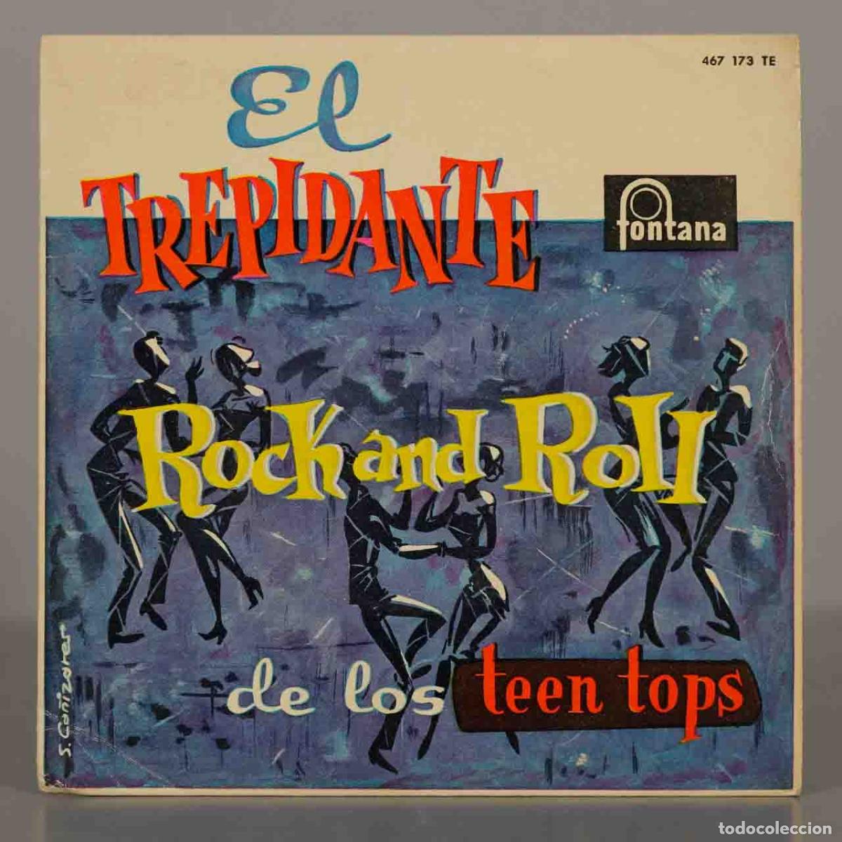 Discos de vinilo: EP. El Trepidante Rock And Roll De Los Teen Tops - Los Teen Tops - Fontana