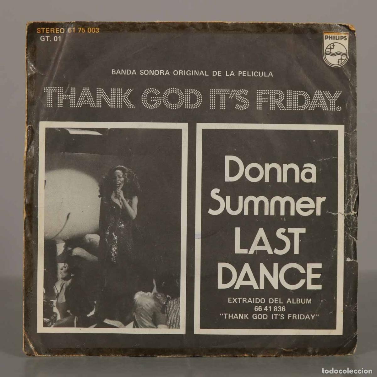 Discos de vinilo: SINGLE. Last Dance - With Your Love - Donna Summer