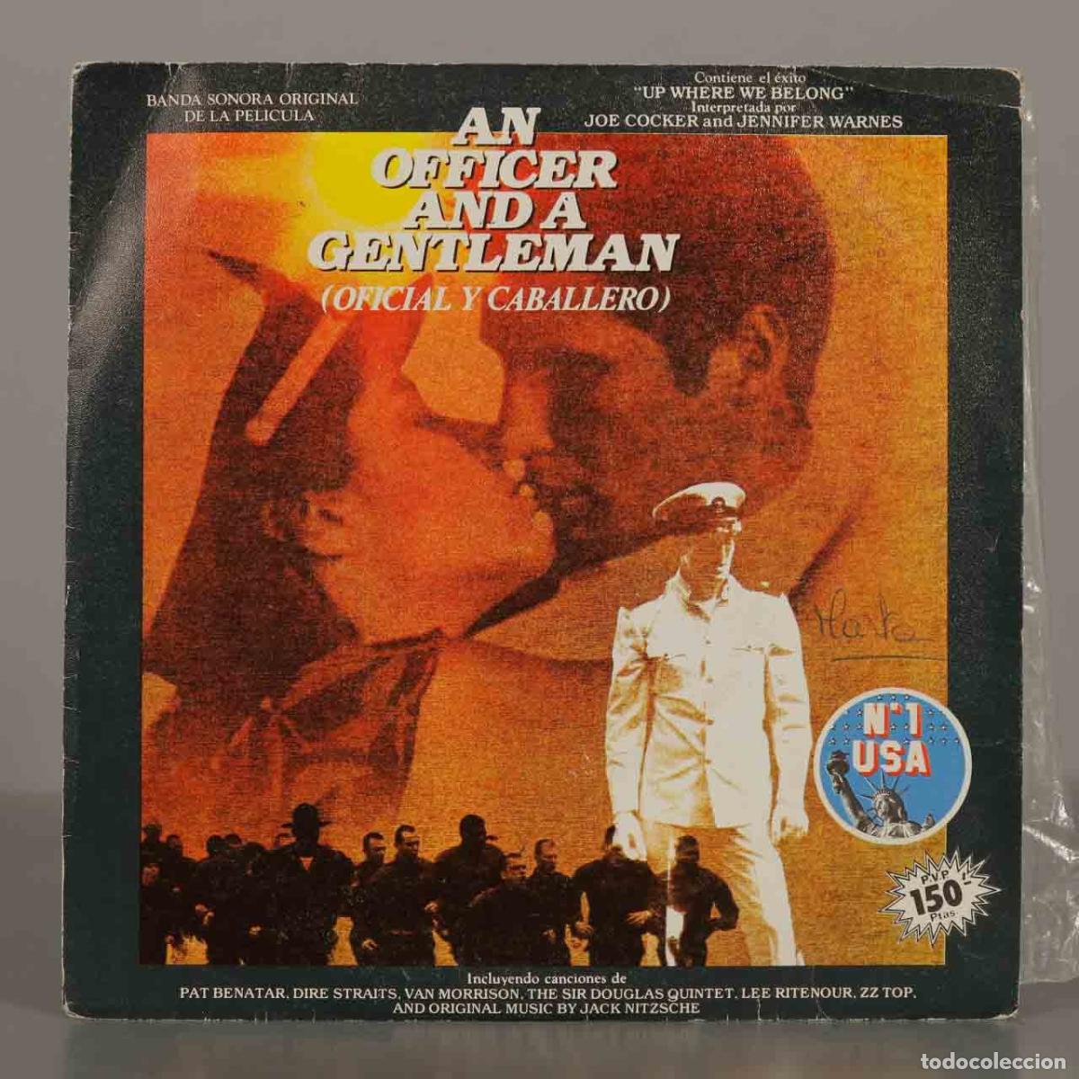 Discos de vinilo: SINGLE. An Officer and a Gentleman - Joe Cocker, Jennifer Warnes, Jack Nitzsche