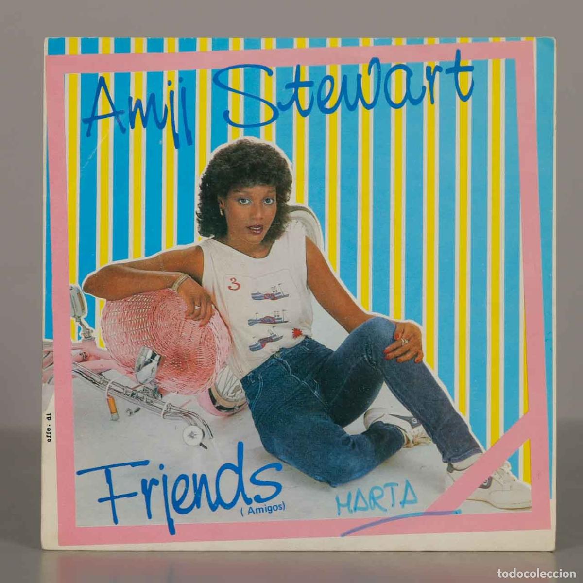Discos de vinilo: SINGLE. Friends - Amii Stewart - Mike Francis