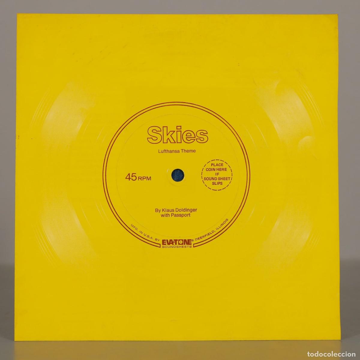 Discos de vinilo: SINGLE. Skies (Lufthansa Theme) - By Klaus Doldingerwith Passport