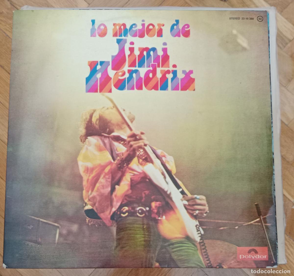 Discos de vinilo: Jimi Hendrix &lrm;&ndash; Lo Mejor De Jimi Hendrix Lp Espa&ntilde;a 1986