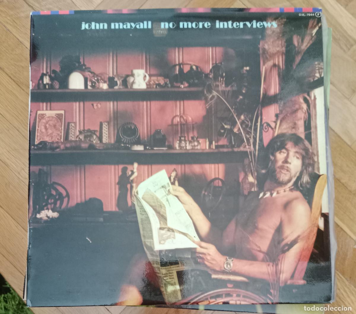 Discos de vinilo: John Mayall &lrm;&ndash; No More Interviews Lp Espa&ntilde;a 1980