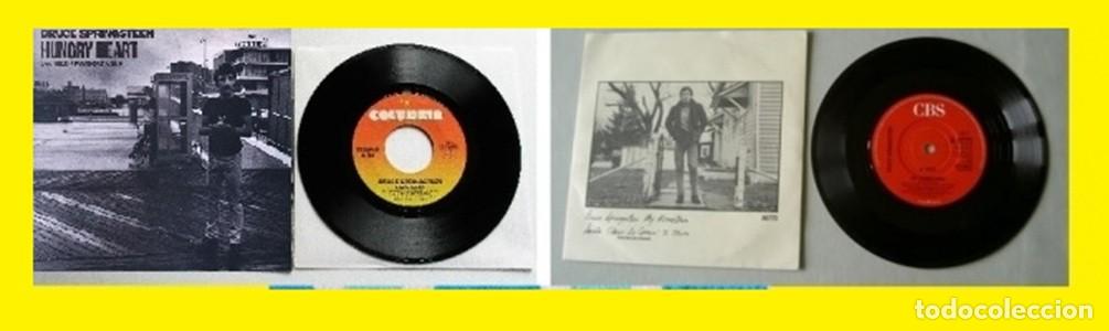 Vinyl records: BRUCE SPRINGSTEEN / LOTE 2 SINGLES IMPORT - VINYL 45 ORG EDT ALL EXC !! COLLECTORS !