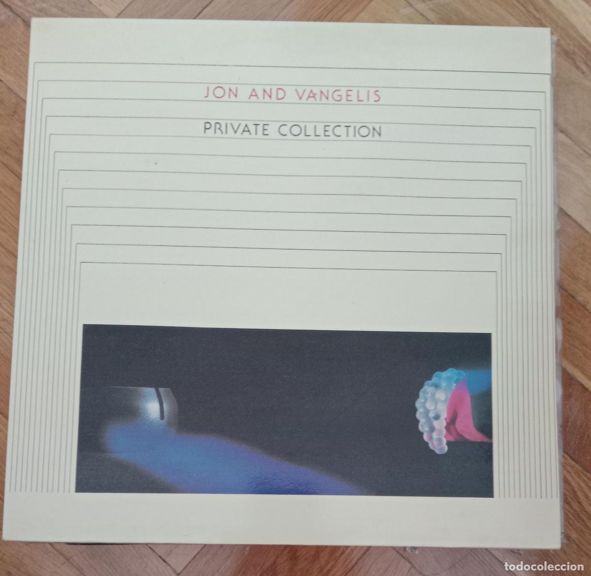 Discos de vinilo: Jon And Vangelis &lrm;&ndash; Private Collection Lp Espa&ntilde;a 1983