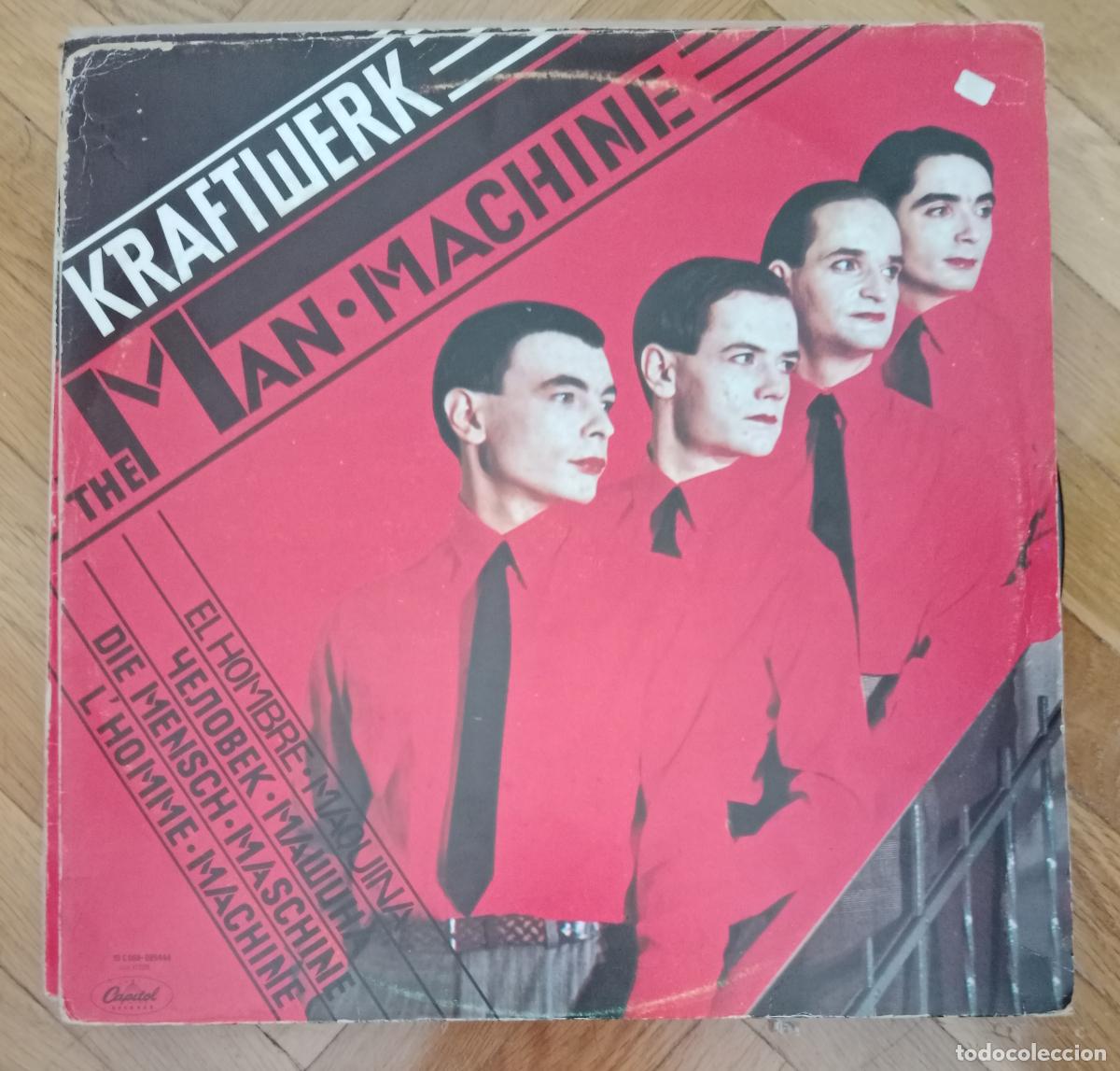 Discos de vinilo: Kraftwerk &lrm;&ndash; The Man&bull;Machine Lp Espa&ntilde;a 1978