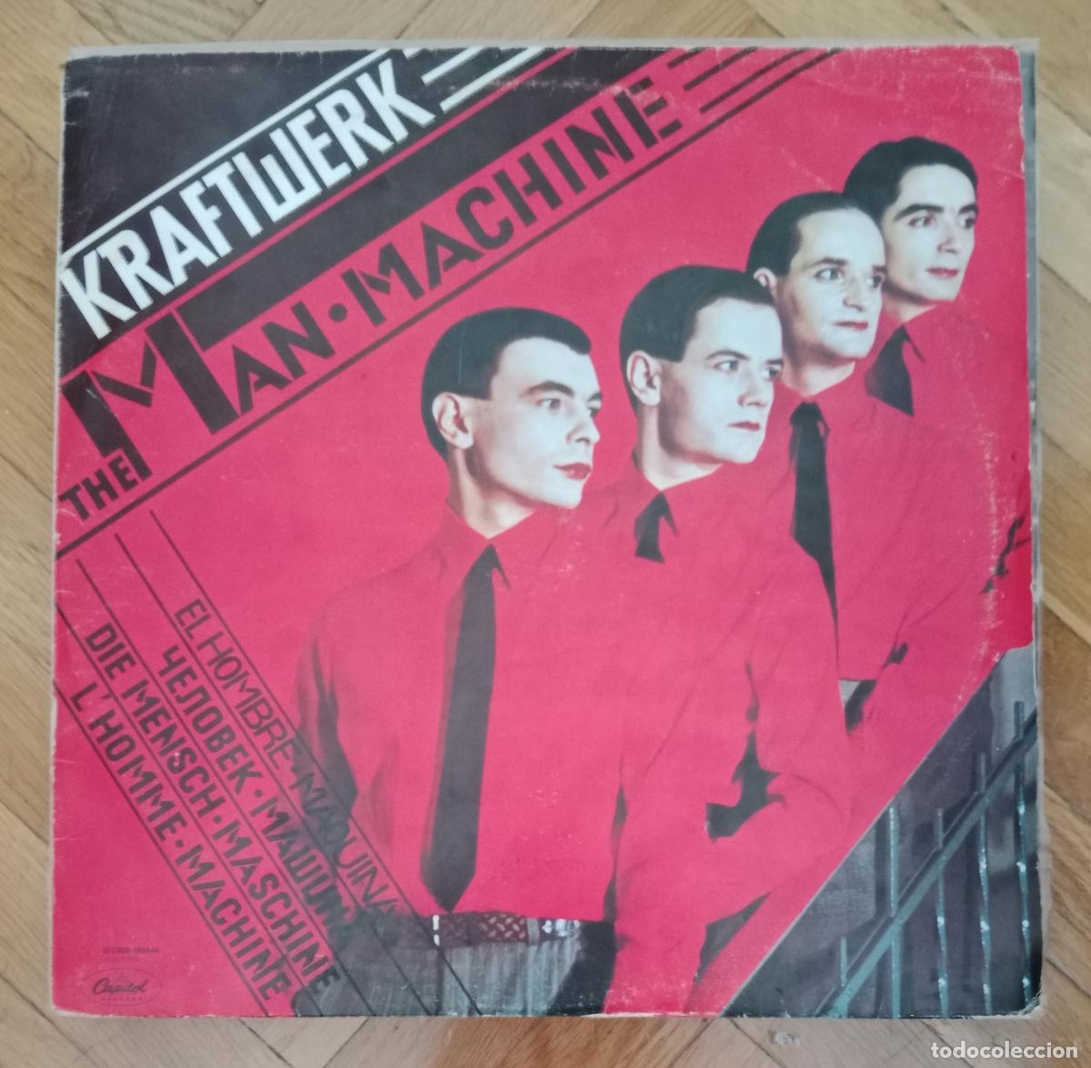 Discos de vinilo: Kraftwerk &lrm;&ndash; The Man&bull;Machine Lp Espa&ntilde;a 1978
