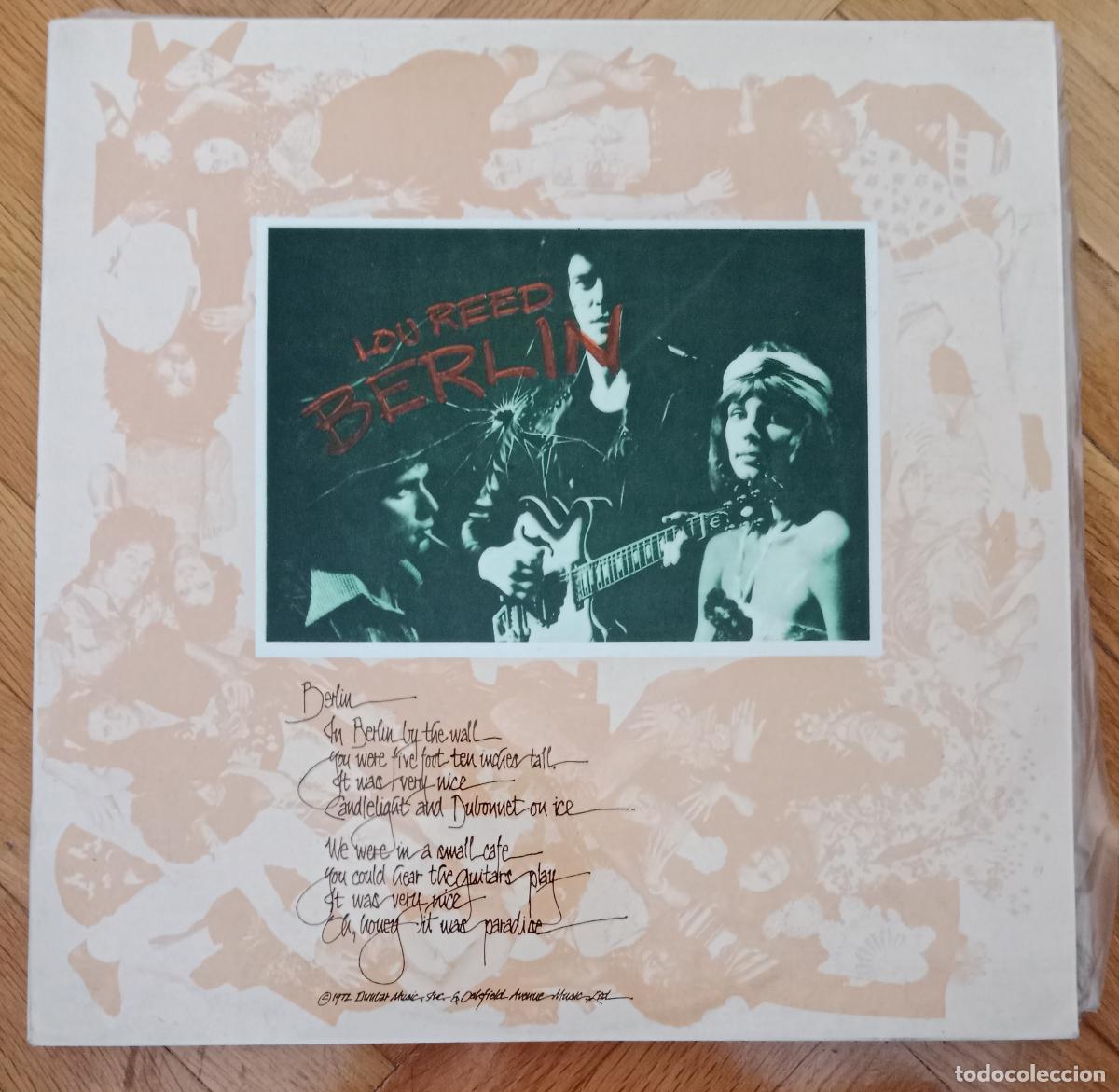 Discos de vinilo: Lou Reed &lrm;&ndash; Berlin Lp Espa&ntilde;a 1974