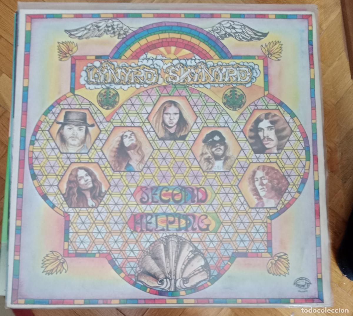 Discos de vinilo: Lynyrd Skynyrd &lrm;&ndash; Second Helping = Segunda Ayuda Lp Espa&ntilde;a 70s