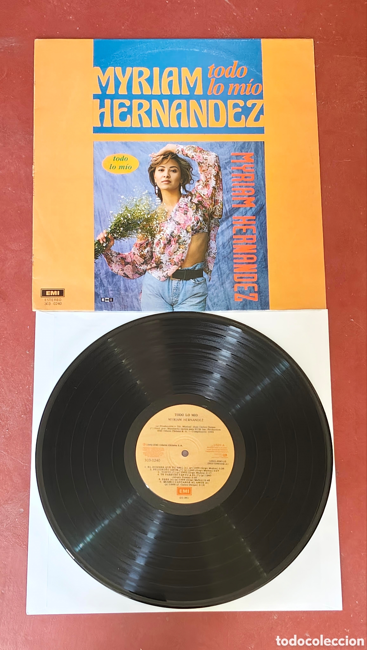Discos de vinilo: Myriam Hern&aacute;ndez - Todo lo m&iacute;o -