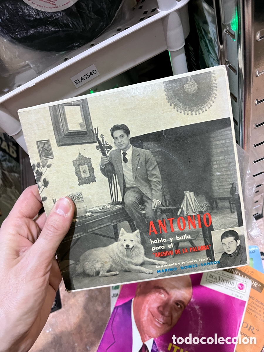 Discos de vinilo: BLAS54D vinilo ep peque&ntilde;o ANTONIO habla y baila para ARCHIVO DE LA PALABRA