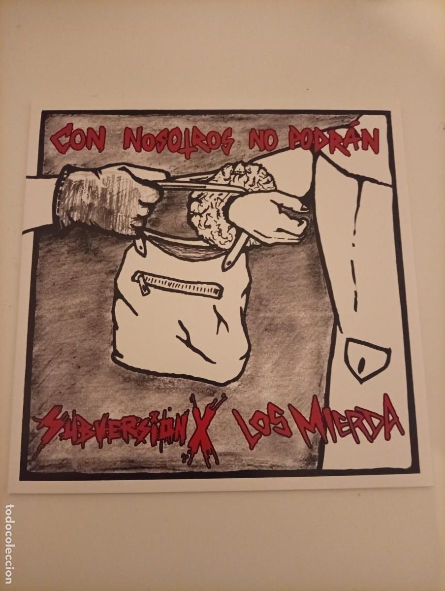 Discos de vinilo: Subversion X / Los Mierda &ndash; Con Nosotros No Podran - Foto 1