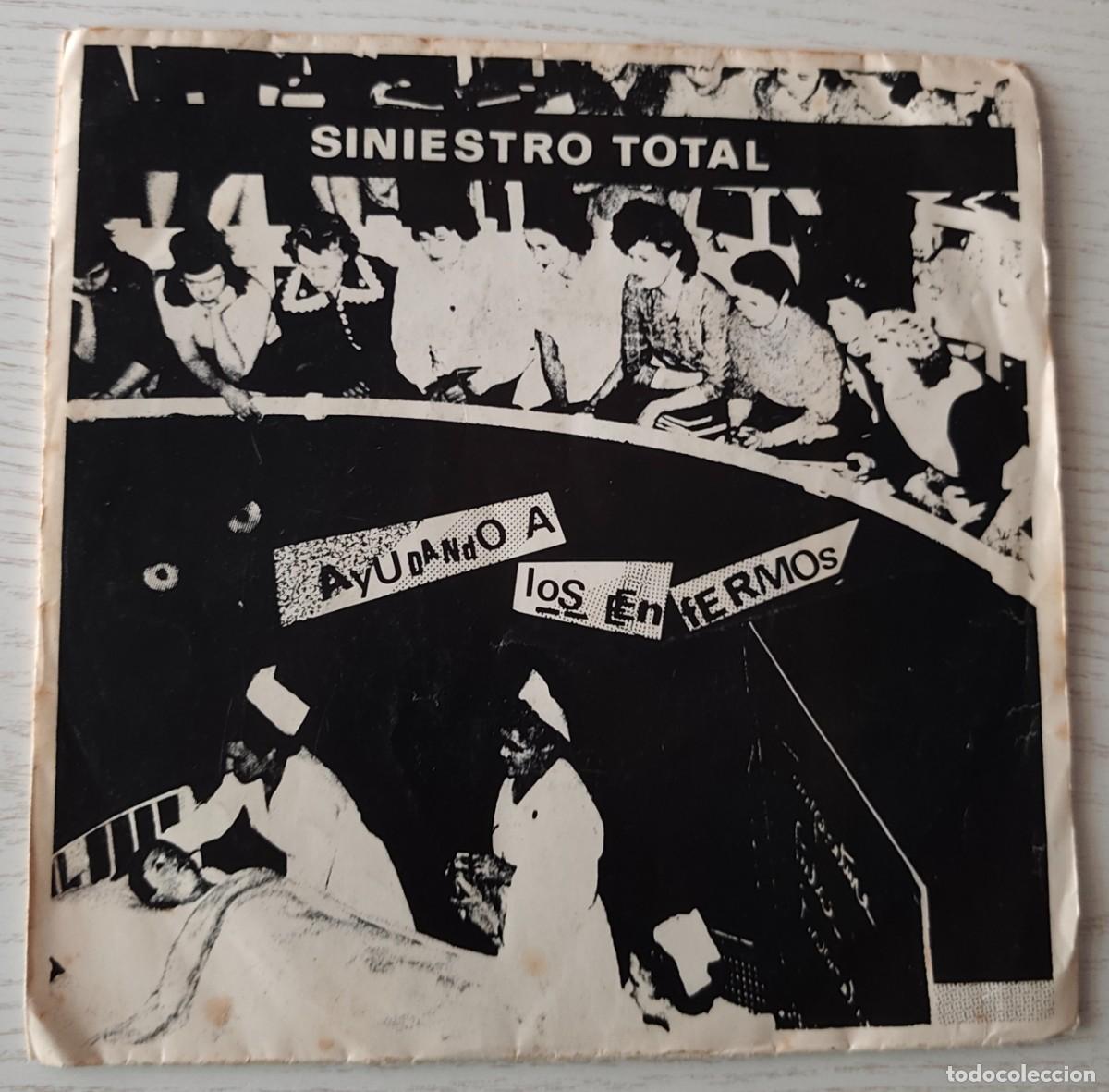 Discos de vinilo: E.P. 33 R.P.M.: SINIESTRO TOTAL &middot; AYUDANDO A LOS ENFERMOS (PURDEY / MARIO, ENCIMA DEL ARMARIO / ...)