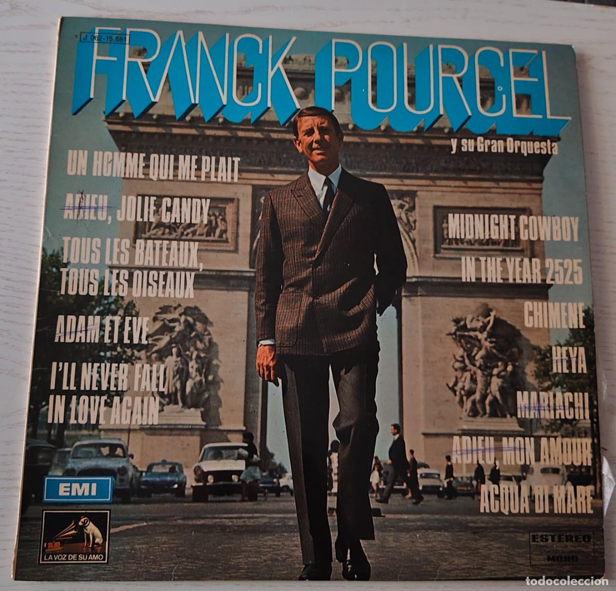 Discos de vinilo: L.P.: FRANK POURCEL Y SU GRAN ORQUESTA &middot; Amor, baile y violines n&ordm; 8 - LA VOZ DE SU AMO / EMI, 1969
