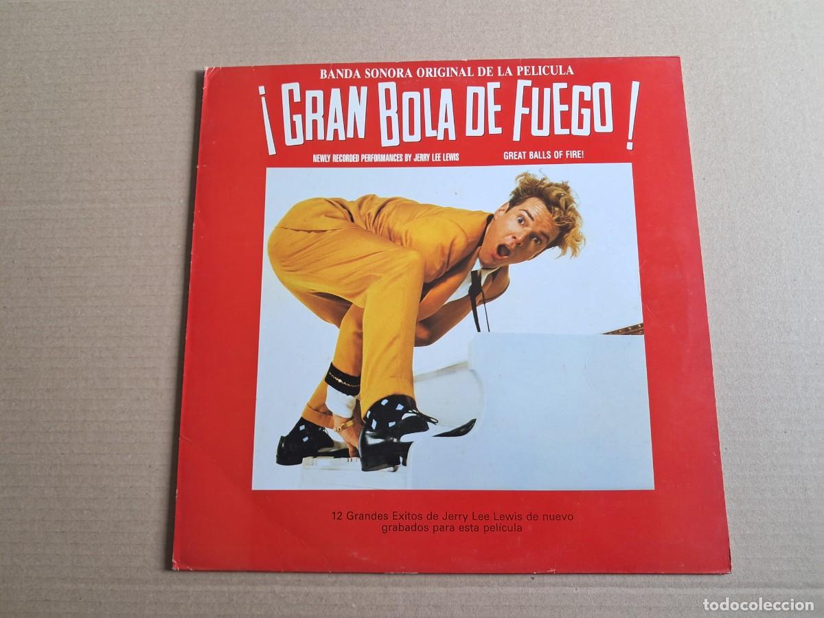 Discos de vinilo: BANDA SONORA - GRAN BOLA DE FUEGO LP 1989 EDICION ESPA&Ntilde;OLA