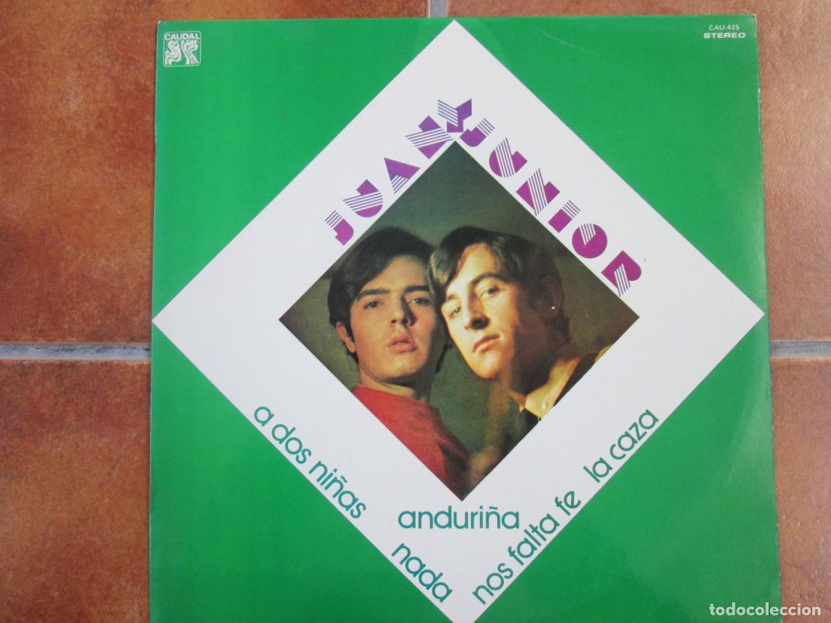 Discos de vinilo: JUAN Y JUNIOR. LP recop, Re-edici&oacute;n espa&ntilde;ola 12&rdquo; 1976. Raras labels DIFESCO. Muy buen estado (VG+)