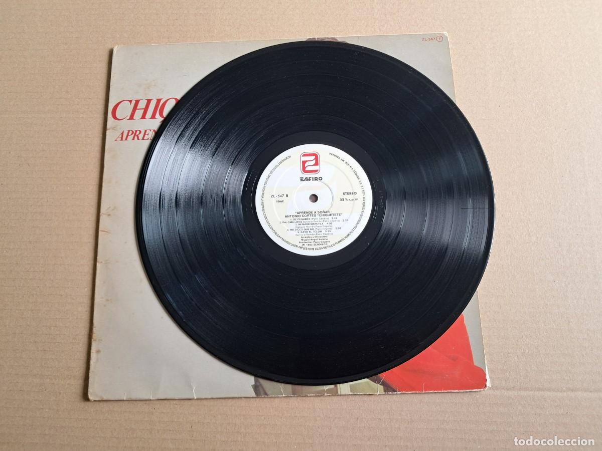 Discos de vinilo: CHIQUETETE - APRENDE A SO&Ntilde;AR LP 1982 - Foto 5
