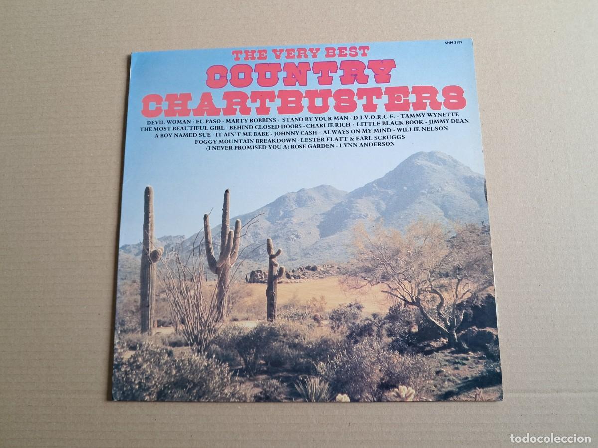 Discos de vinilo: VARIOS ARTISTAS - THE VERY BEST COUNTRY CHARTBUSTERS LP EDICION EUROPEA