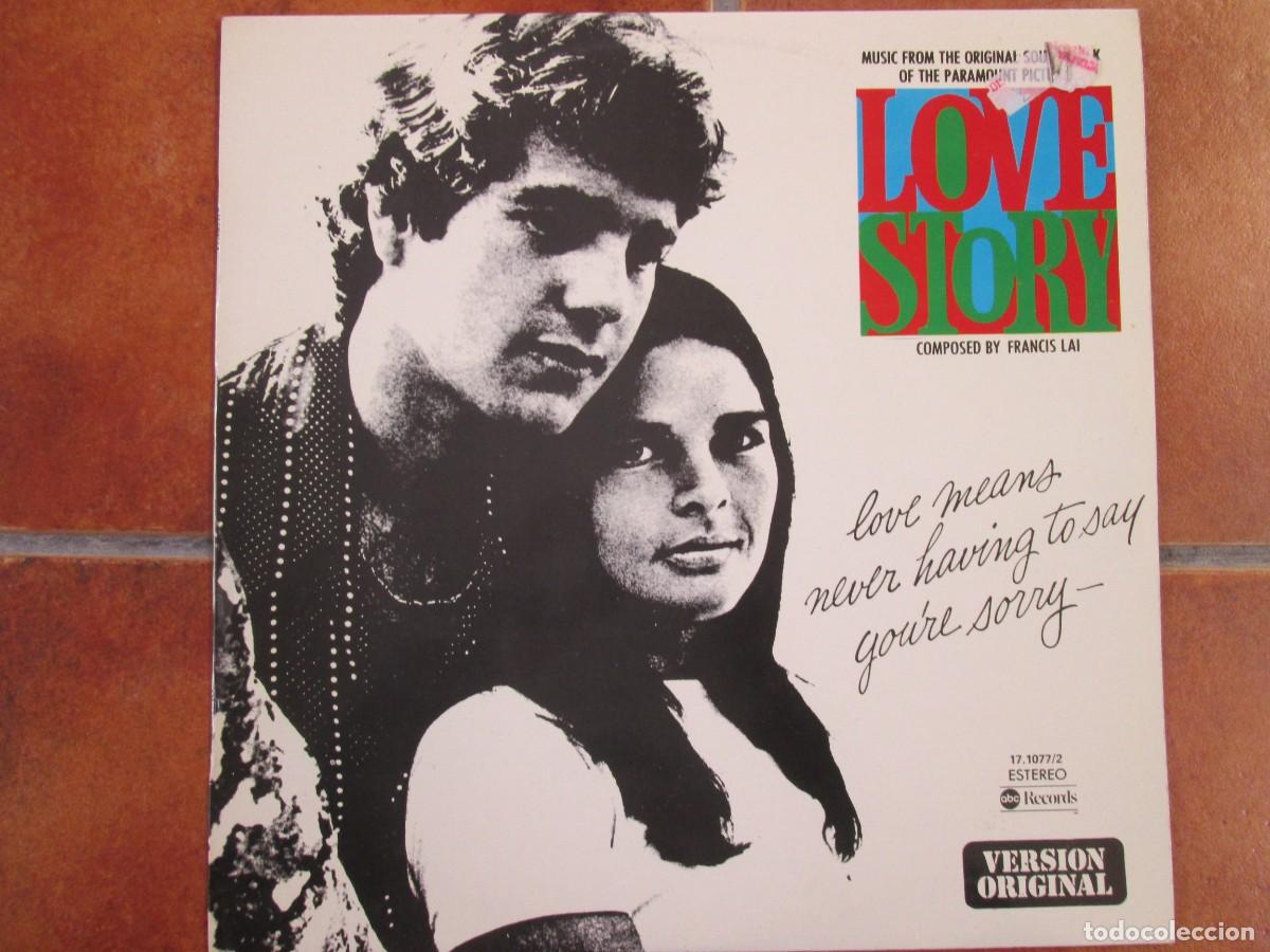 Discos de vinilo: FRANCIS LAI - BSO Love Story. LP, Re-edici&oacute;n espa&ntilde;ola 12&rdquo; 1976 (ABC). Magn&iacute;fico estado (VG+/NM)