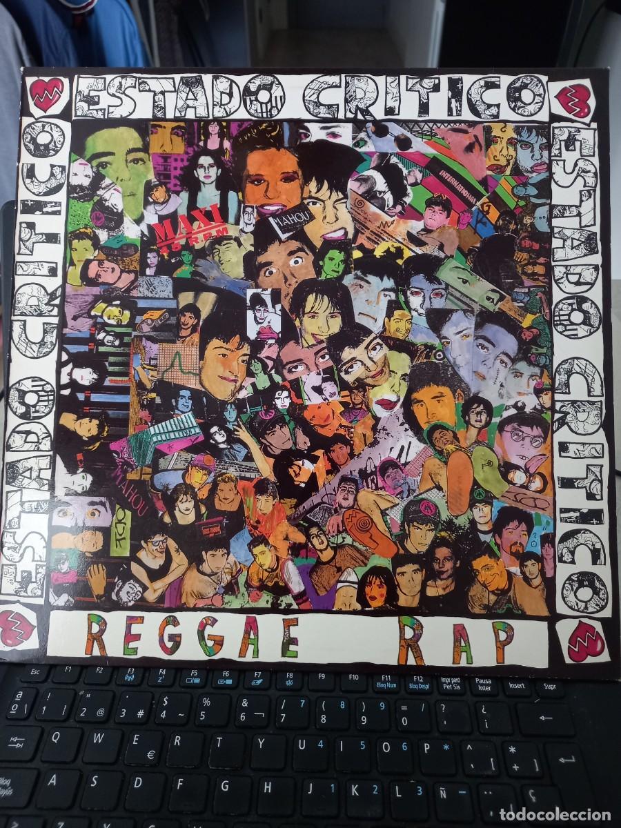 Discos de vinilo: RAR MAXI 12. ESTADO CRITICO. REGGAE RAP. 2 TRACKS. MADE IN SPAIN